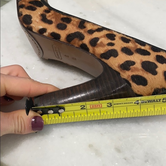 Coach leopard heels - Picture 4 of 4
